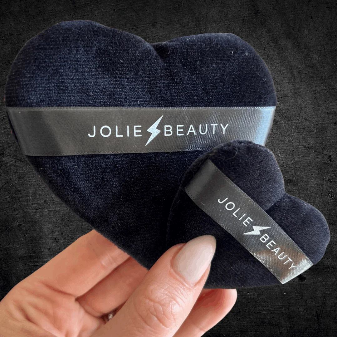 Black Heart Makeup Blender & Powder Puff (2 Pack) - Image 2