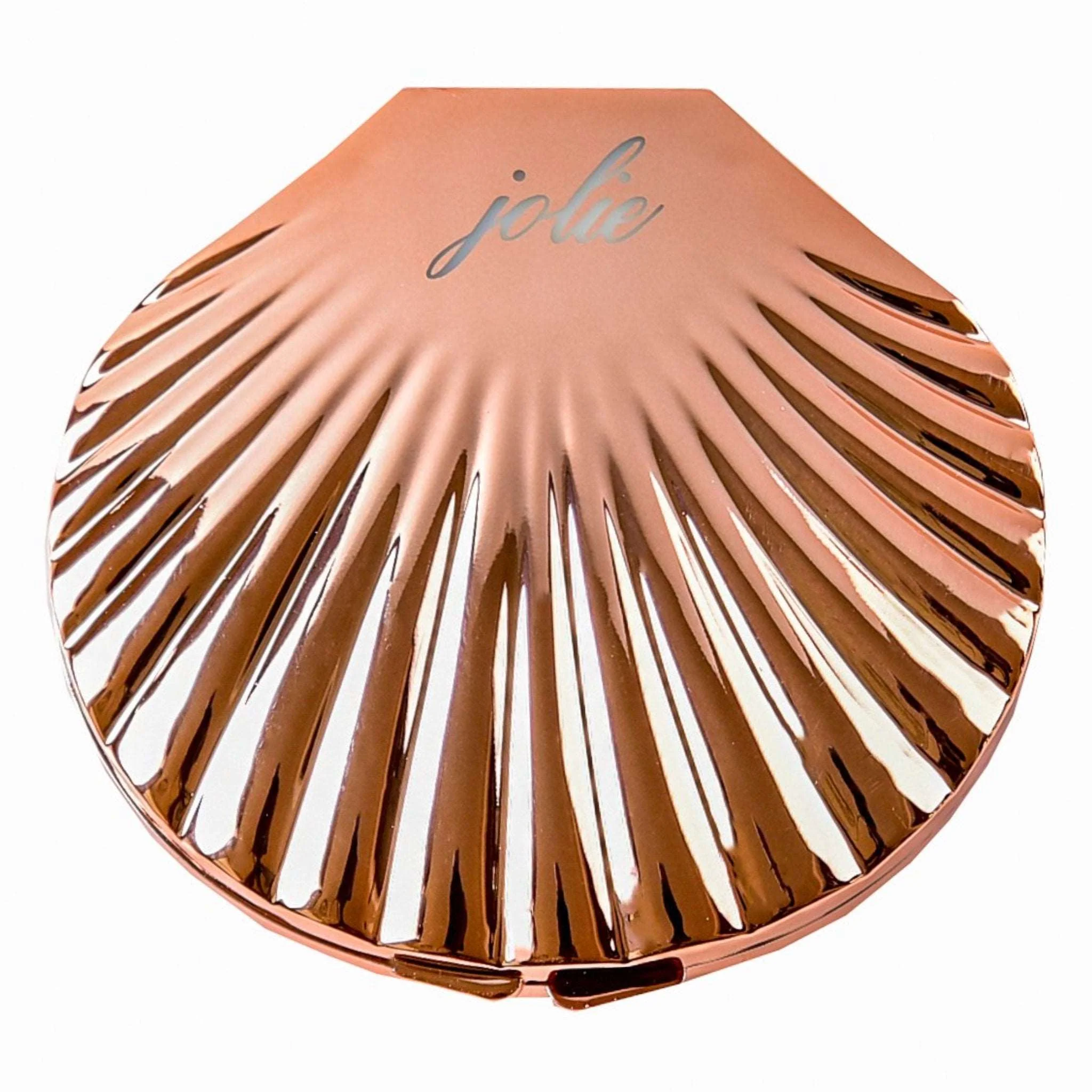 Rose Gold Compact Mermaid Mirror