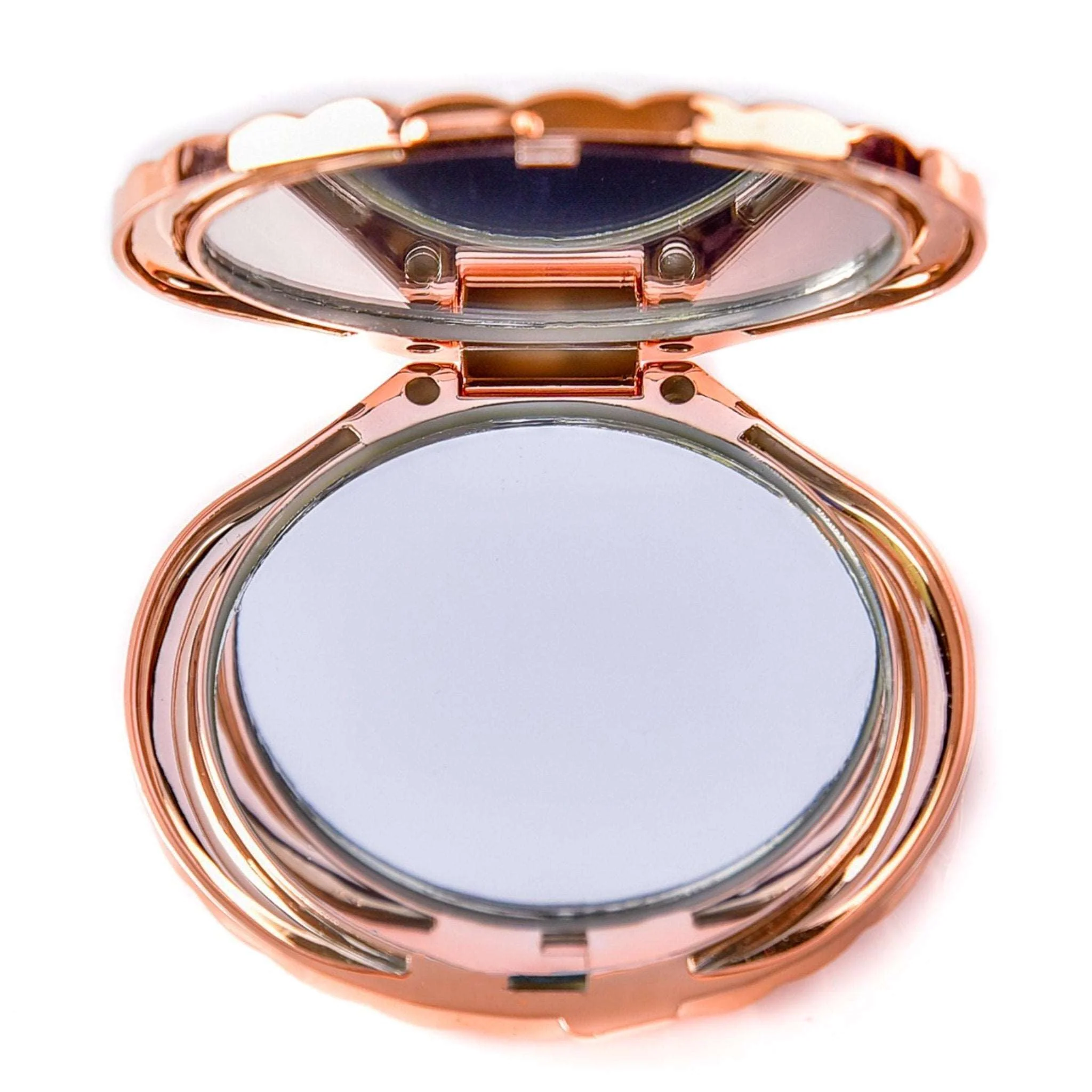 Rose Gold Compact Mermaid Mirror - Image 2